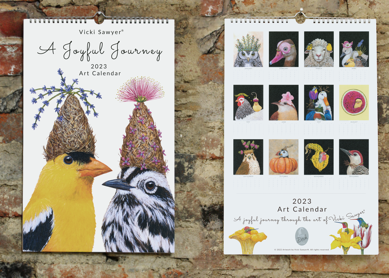 2023 Art Calendar Vicki Sawyer